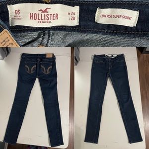 Hollister Low Rise Super Skinny Jeans